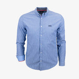 Chemise Manches Longues à Rayures - Bleu A722CL20-BL8-M - Blacks Legend