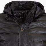Doudoune Manches Longues en Cuir - Marron A722BL22-MA9-S - Blacks Legend