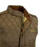 Doudoune sans manches fine matelassée bronze Blacks Legend (Zoom zip de fermeture)