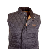 Doudoune sans manches fine matelassée noire Blacks Legend (Zoom zip fermeture)