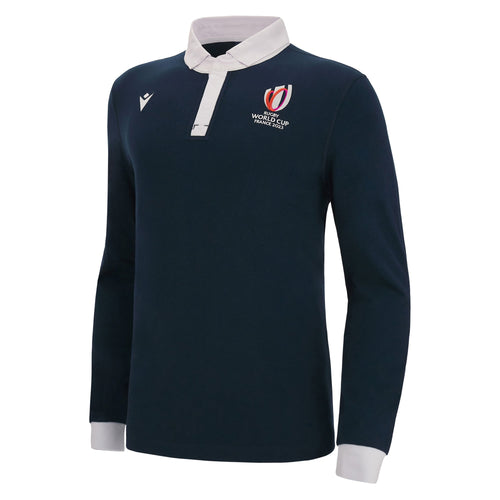 Macron Polo ML Rugby RWC23PL01-BL9-S - Blacks Legend