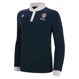 Macron Polo ML Rugby RWC23PL01-BL9-S - Blacks Legend