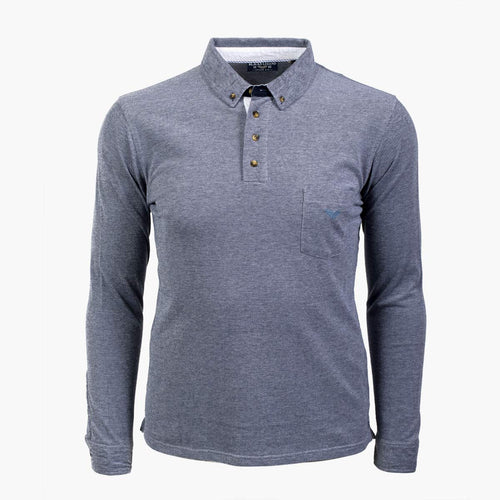 Polo-Chemise Manches Longues A612PL01-BL9-L - Blacks Legend
