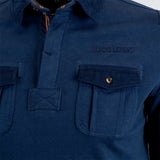 Polo Double Poche Bleu A722PL14-BL8-S - Blacks Legend