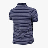 Polo Lignes et Motifs - Bleu Marine A612PC08-BL8-S - Blacks Legend