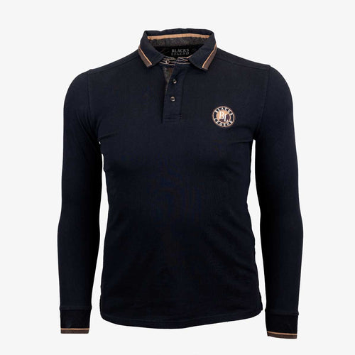 Polo Manches Longues Noir A722PL08-NO9-S - Blacks Legend