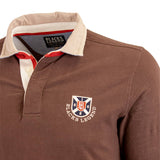 Polo marron à manches longues Blacks Legend (Zoom poitrine)