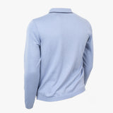 Pull homme bleu col polo - Blacks Legend (vue de dos)
