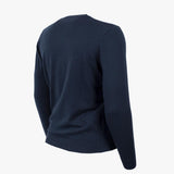 Pull Col V - Cachemire et Coton A612KN20-BL6-M - Blacks Legend