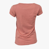 T-shirt femme rose col V Blacks Legend