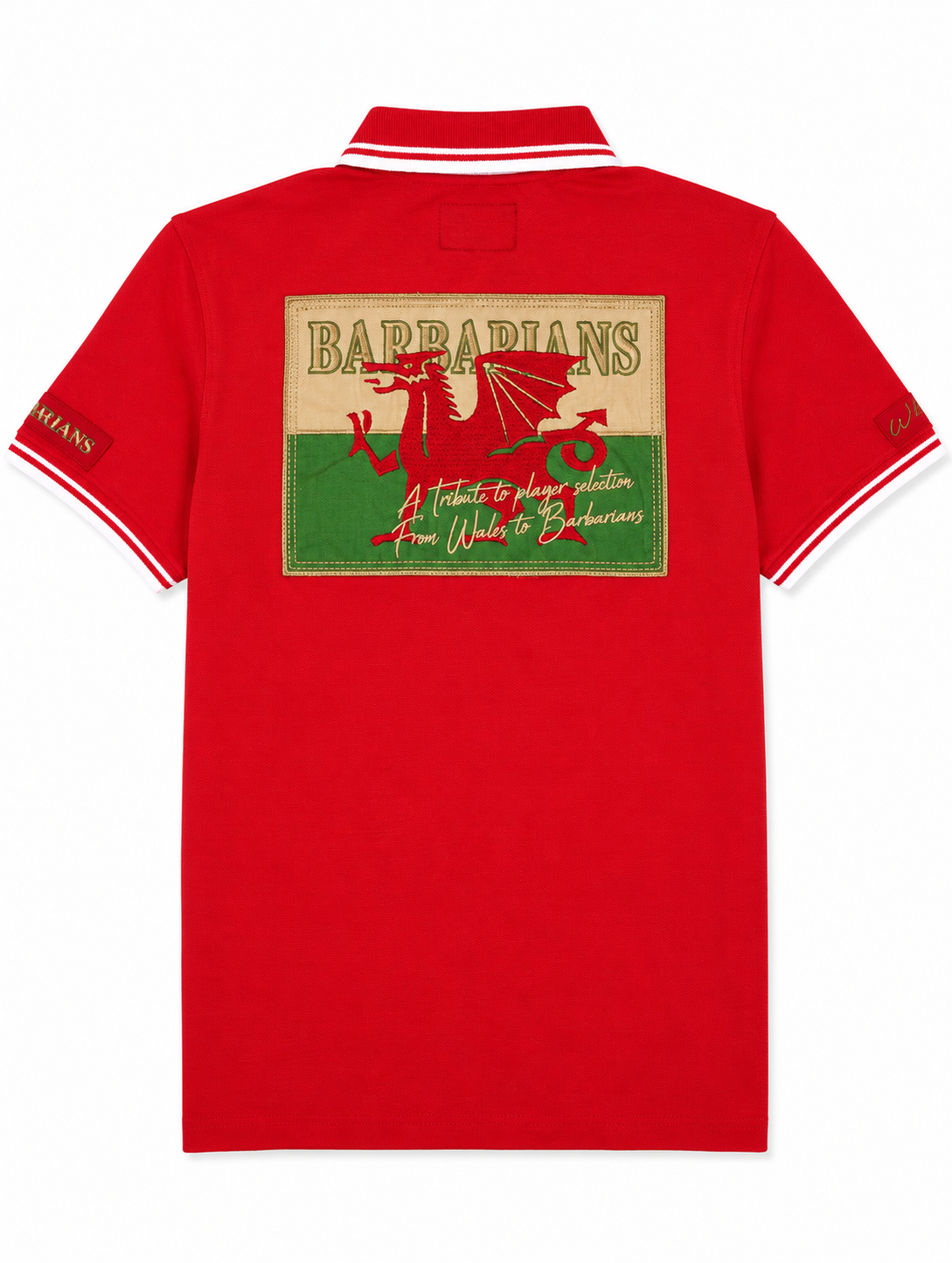 polo manches courtes red