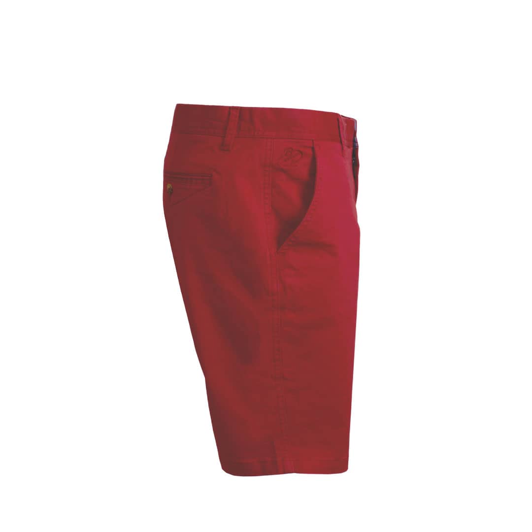 Bermuda chino rouge pour Homme Blacks Legend (Vue de profil)