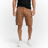 Bermuda coupe cargo marron pour homme BACK TO LEGEND