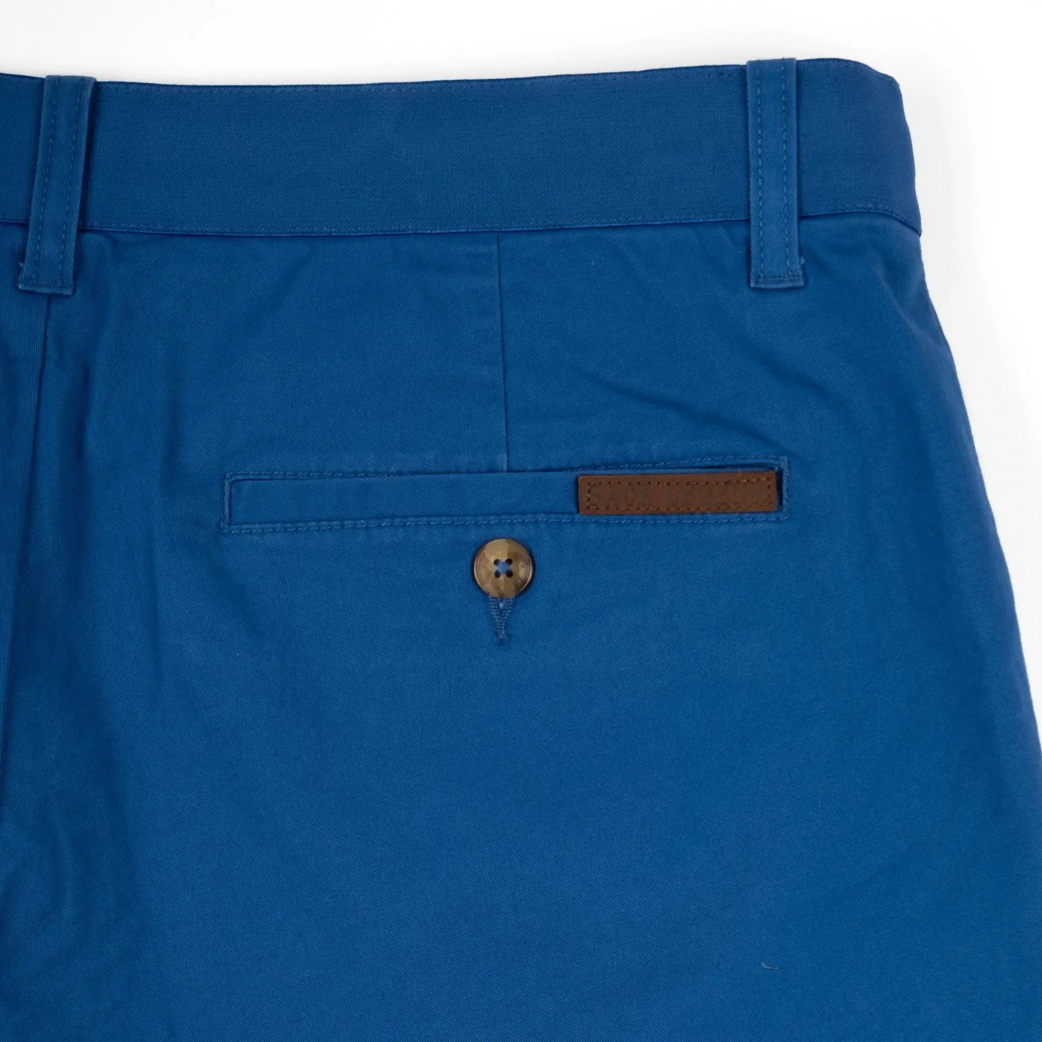 Bermuda coupe chino bleu roi pour homme BACK TO LEGEND (zoom poche arrière)