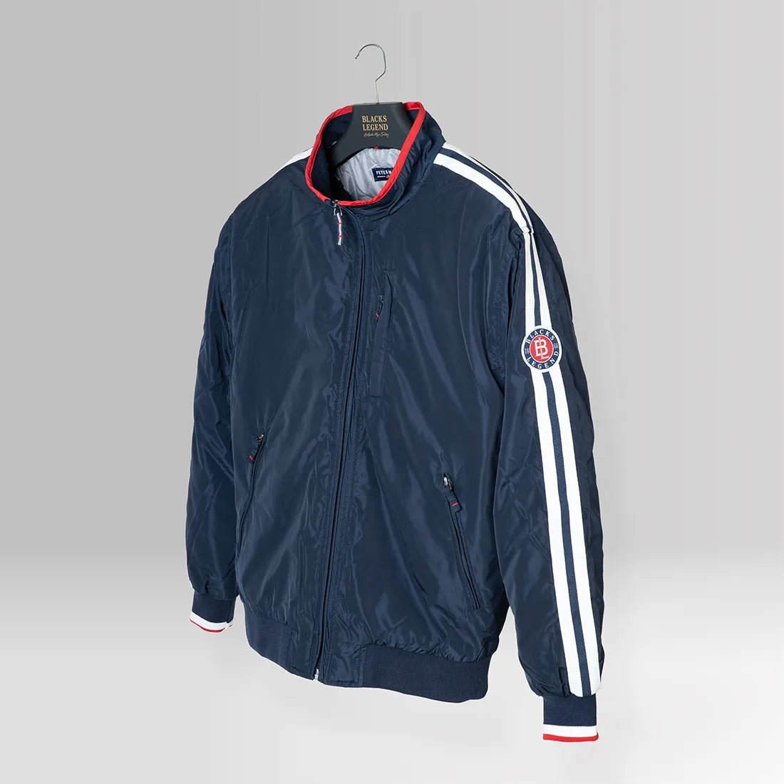 Blouson bombers cobrandé Blacks Legend & Peter Mc Andrew (vue du vêtement)