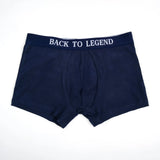 Caleçon boxer bleu marine BACK TO LEGEND