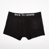 Caleçon boxer noir - BACK TO LEGEND