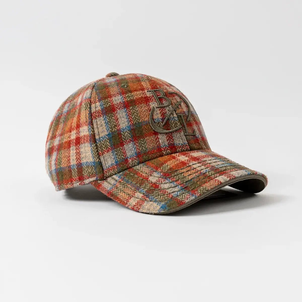 Casquette en feutrine à carreaux orange Back to Legend