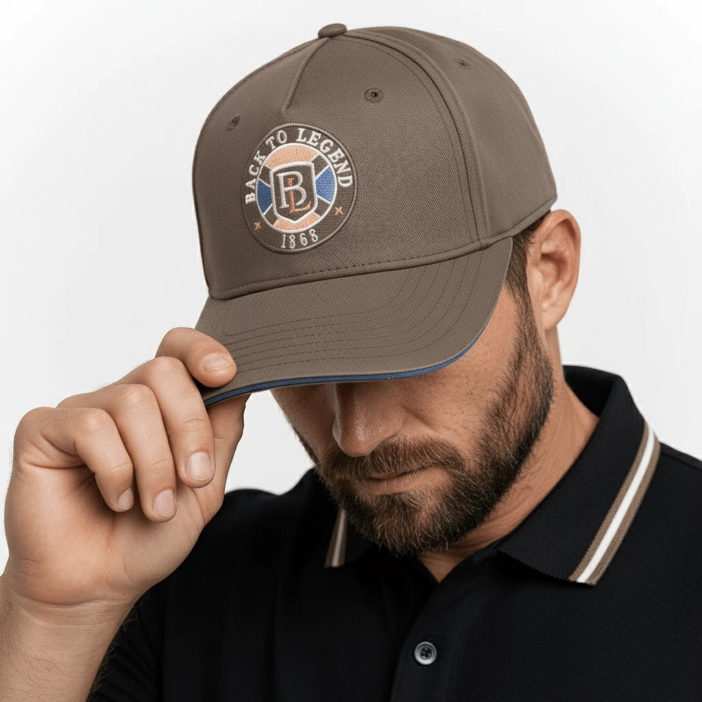 Casquette kaki signature BACK to LEGEND