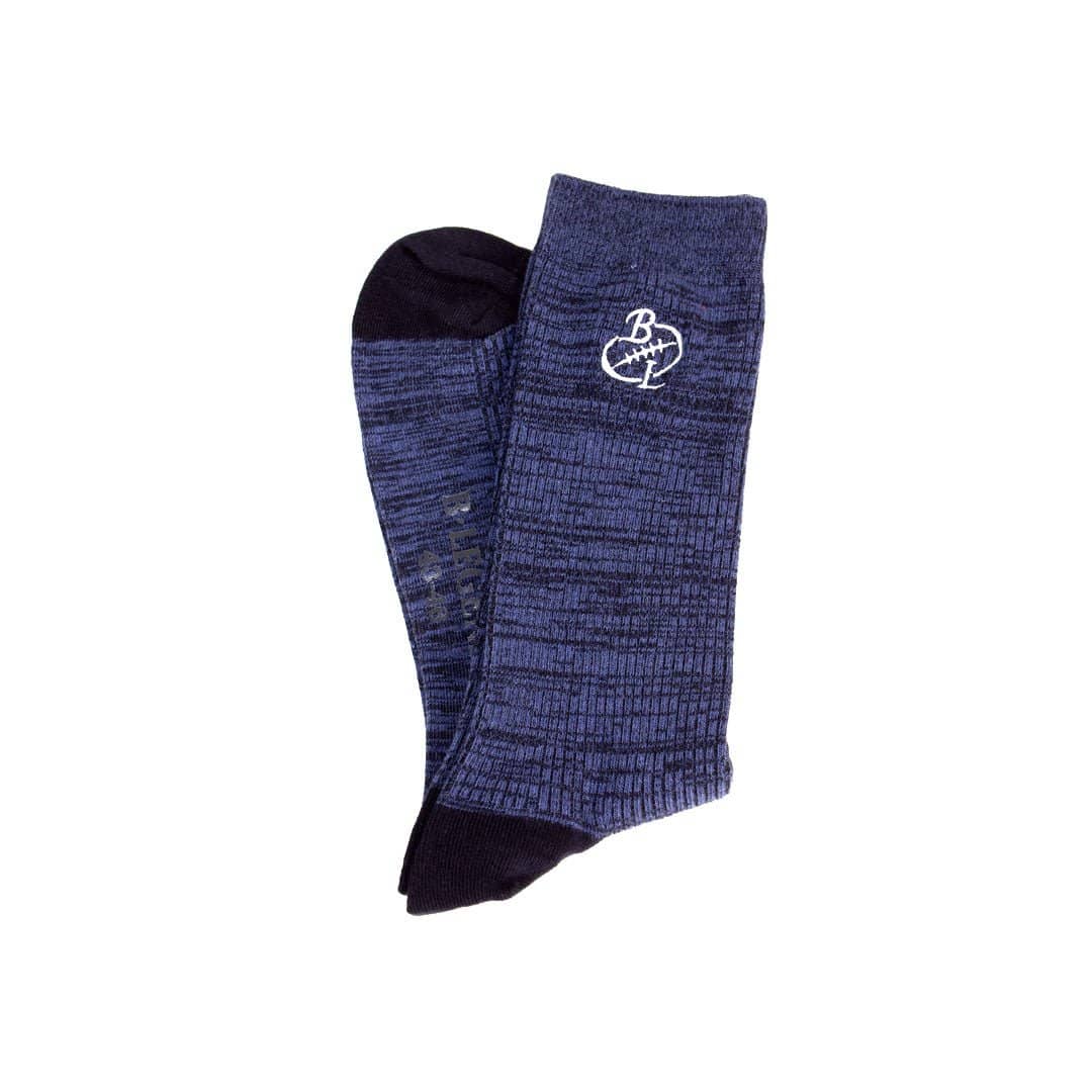 Chaussettes bleu marine pour hommes élégants - Blacks Legend