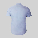 Chemise manches courtes bleu ciel à micro rayures Blacks Legend (Vue de dos)