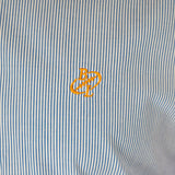 Chemise femme à manches longues rayée multicolore BACK TO LEGEND (zoom broderie)