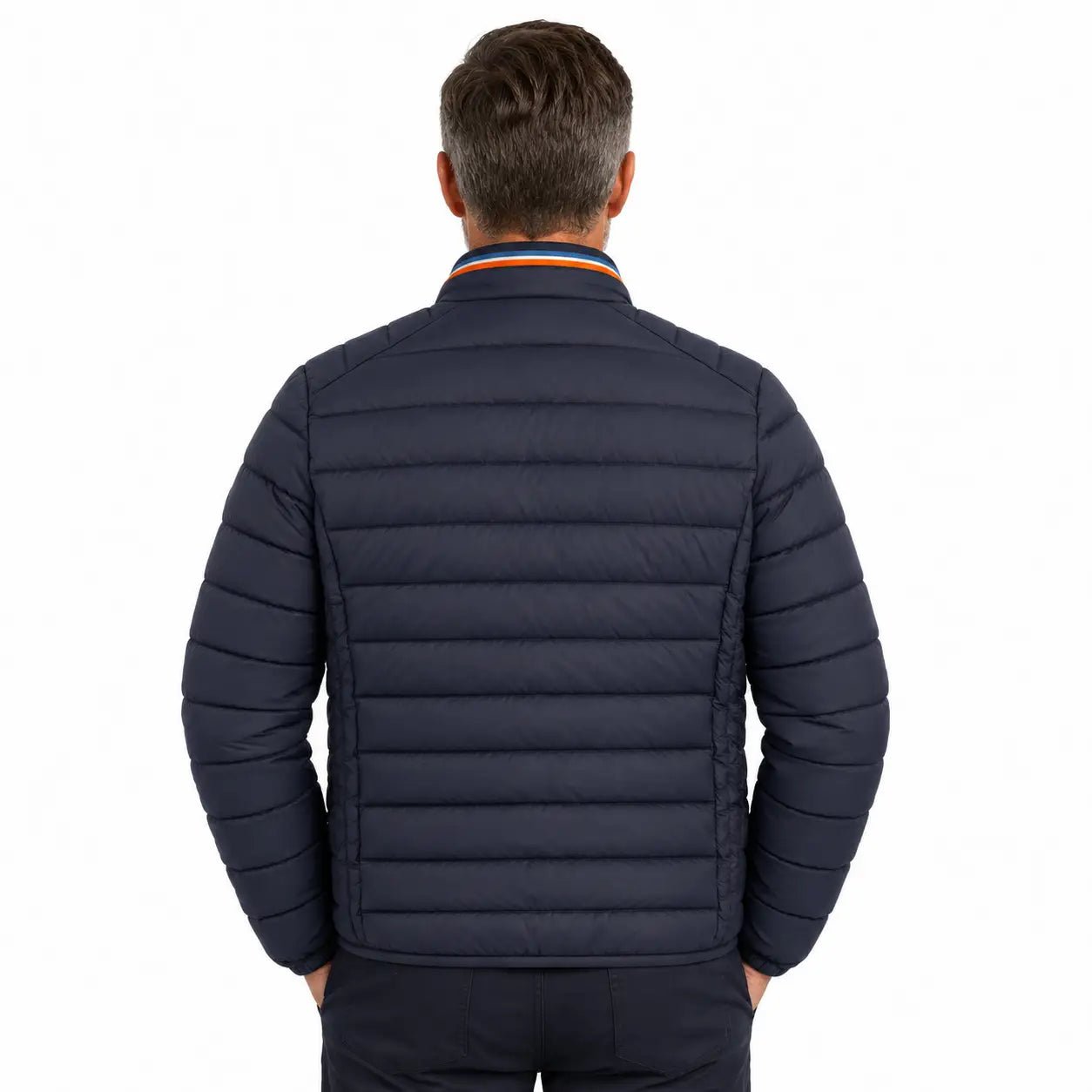 Doudoune homme doublée bleu marine BACK TO LEGEND