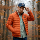 Doudoune doublée orange pour homme BACK to LEGEND