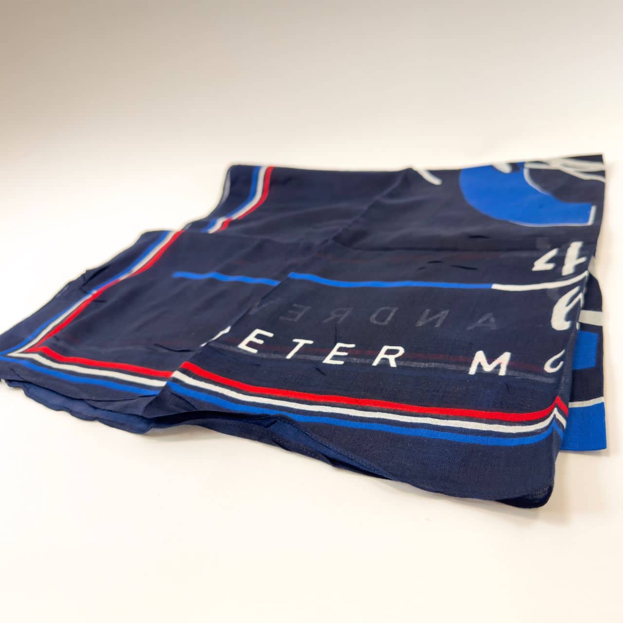Fouta unisexe marine Peter Mc Andrew