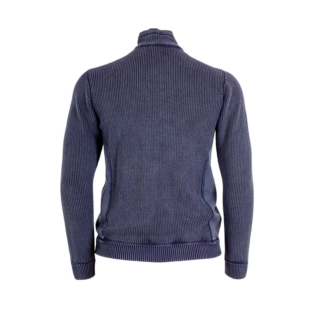 Gilet zippé bleu marine Blacks Legend (Vue de dos)