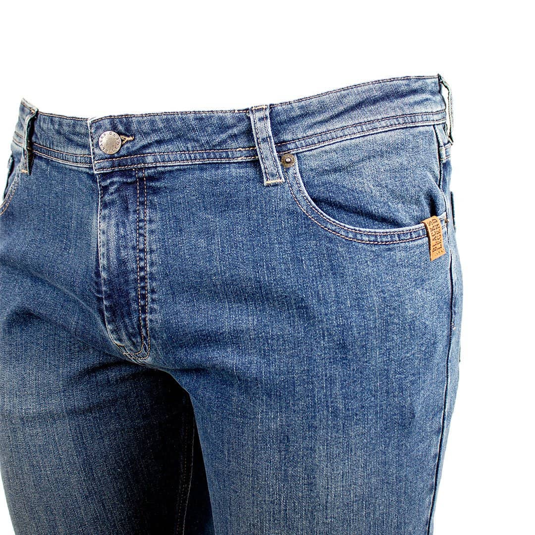 Jeans droit bleu délavé Blacks Legend (Zoom avant)
