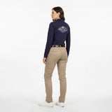 Polo femme bleu à manches longues Blacks Legend