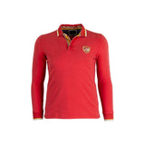 Polo rouge à manches longues pour homme - Blacks Legend