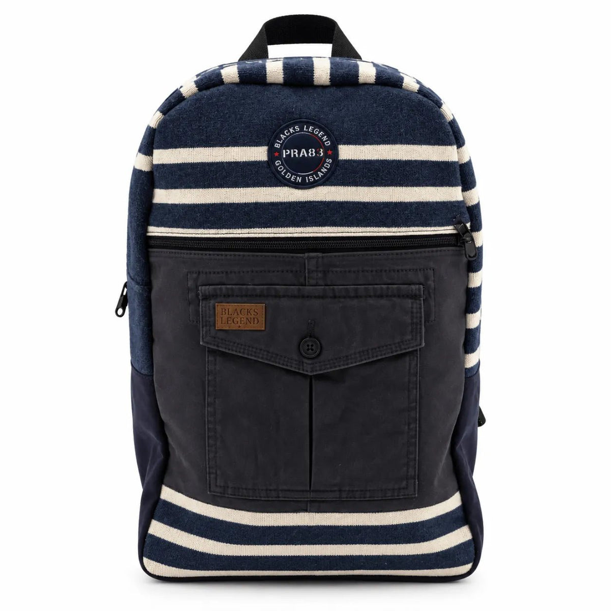 Sac à dos marinière upcyclé BACK TO LEGEND