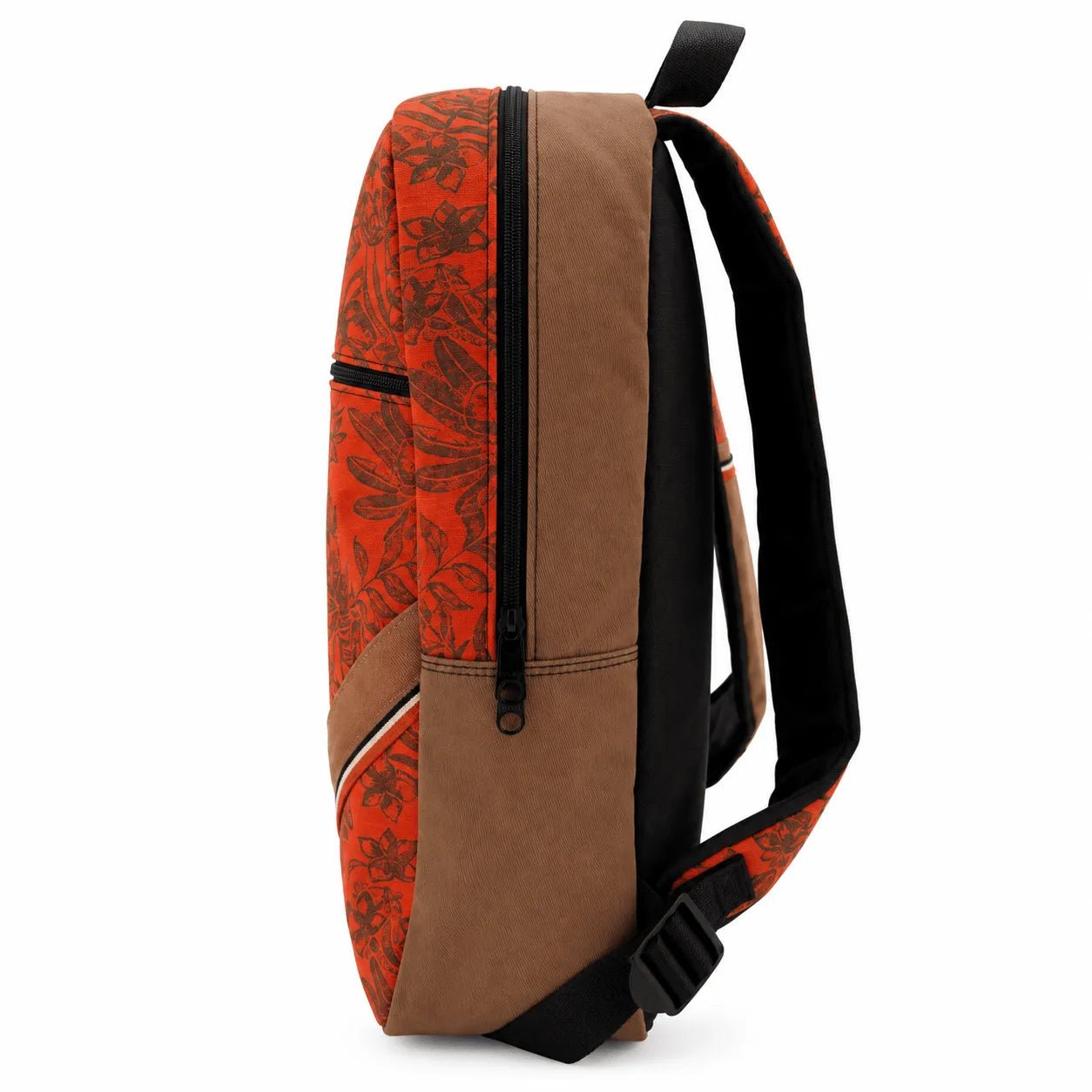 Sac à dos orange upcyclé BACK TO LEGEND