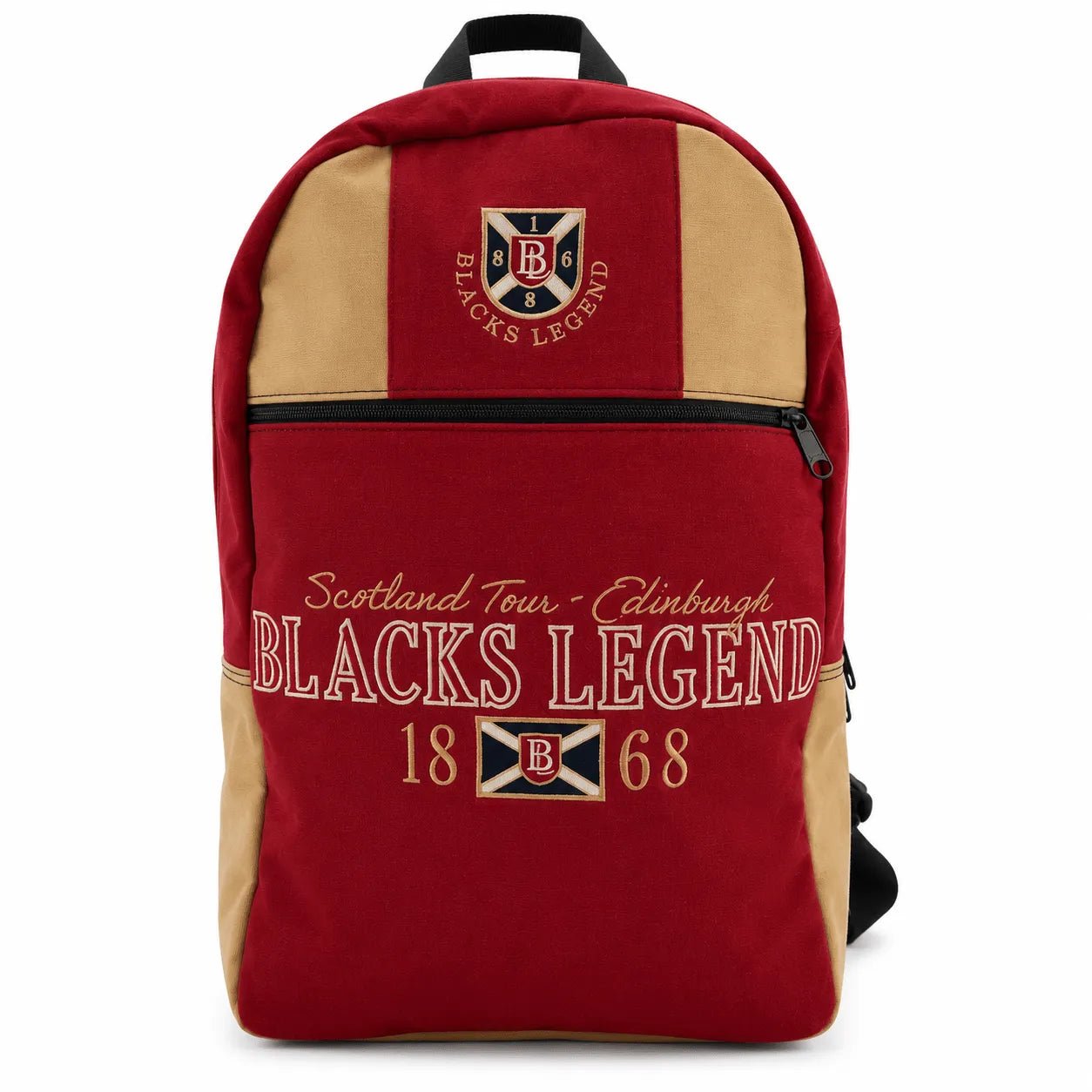 Sac à dos rouge upcyclé Blacks Legend