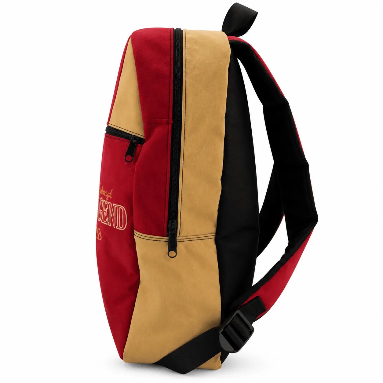 Sac à dos rouge upcyclé Blacks Legend