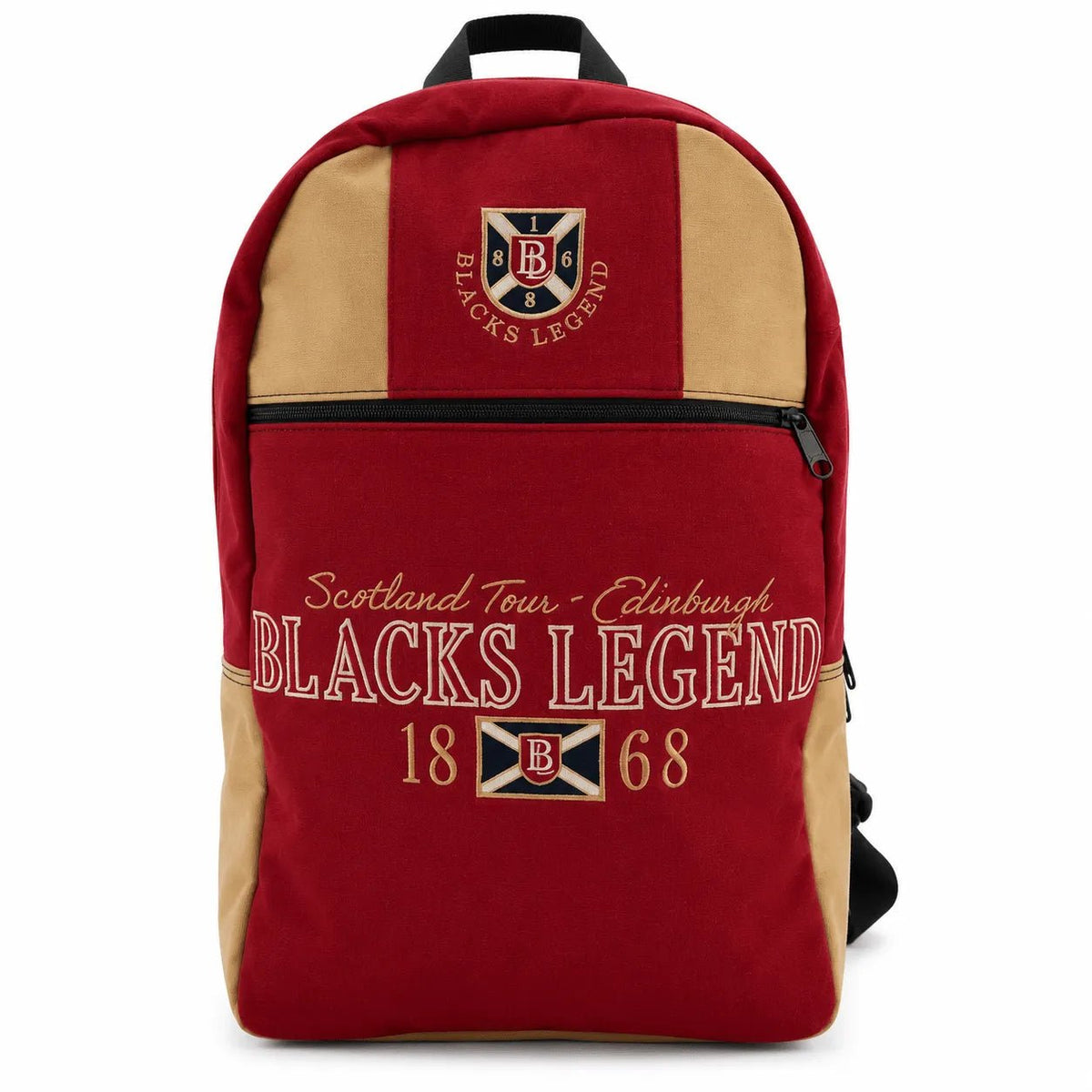 Sac à dos rouge upcyclé Blacks Legend