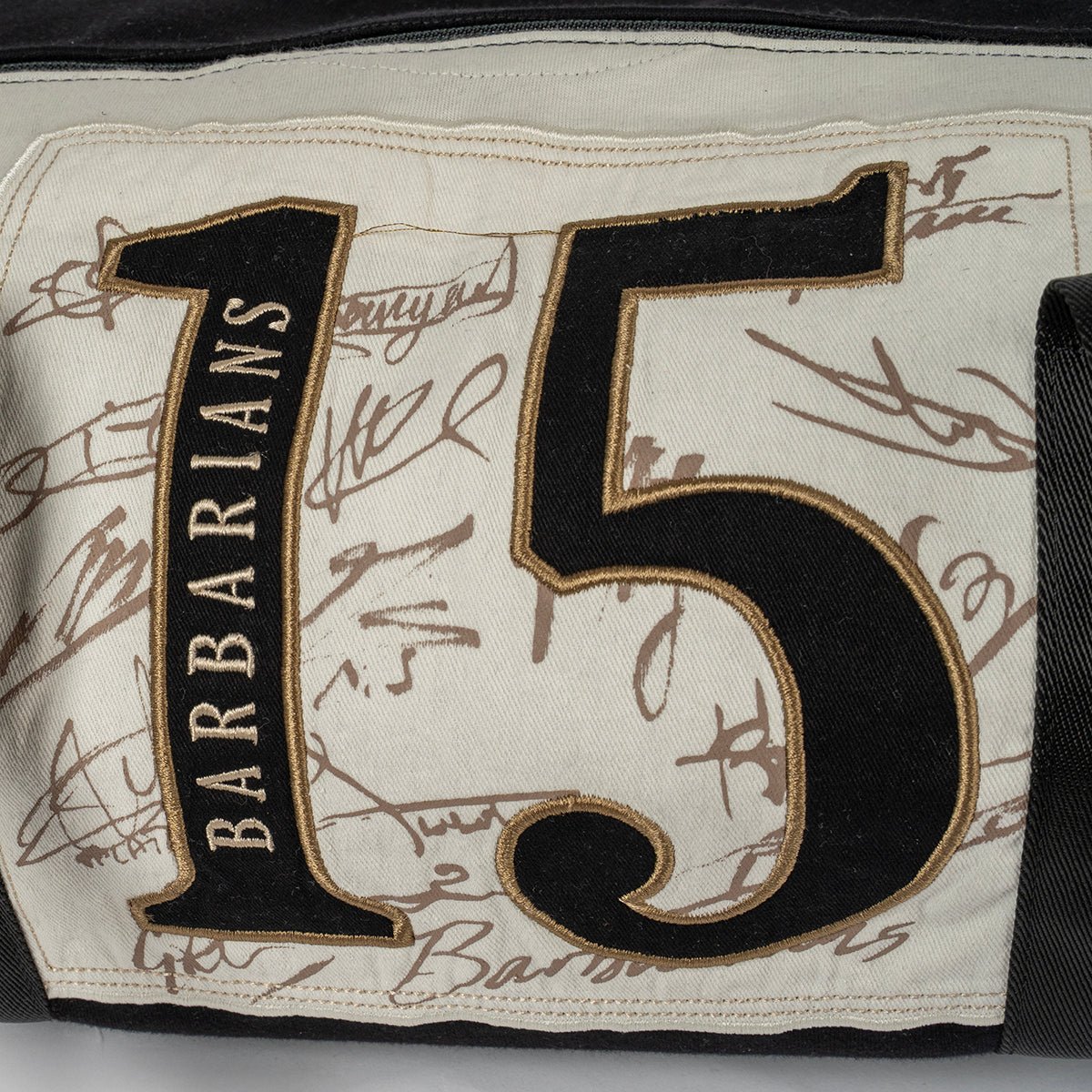 Sac bowling upcyclé Barbarians n°15