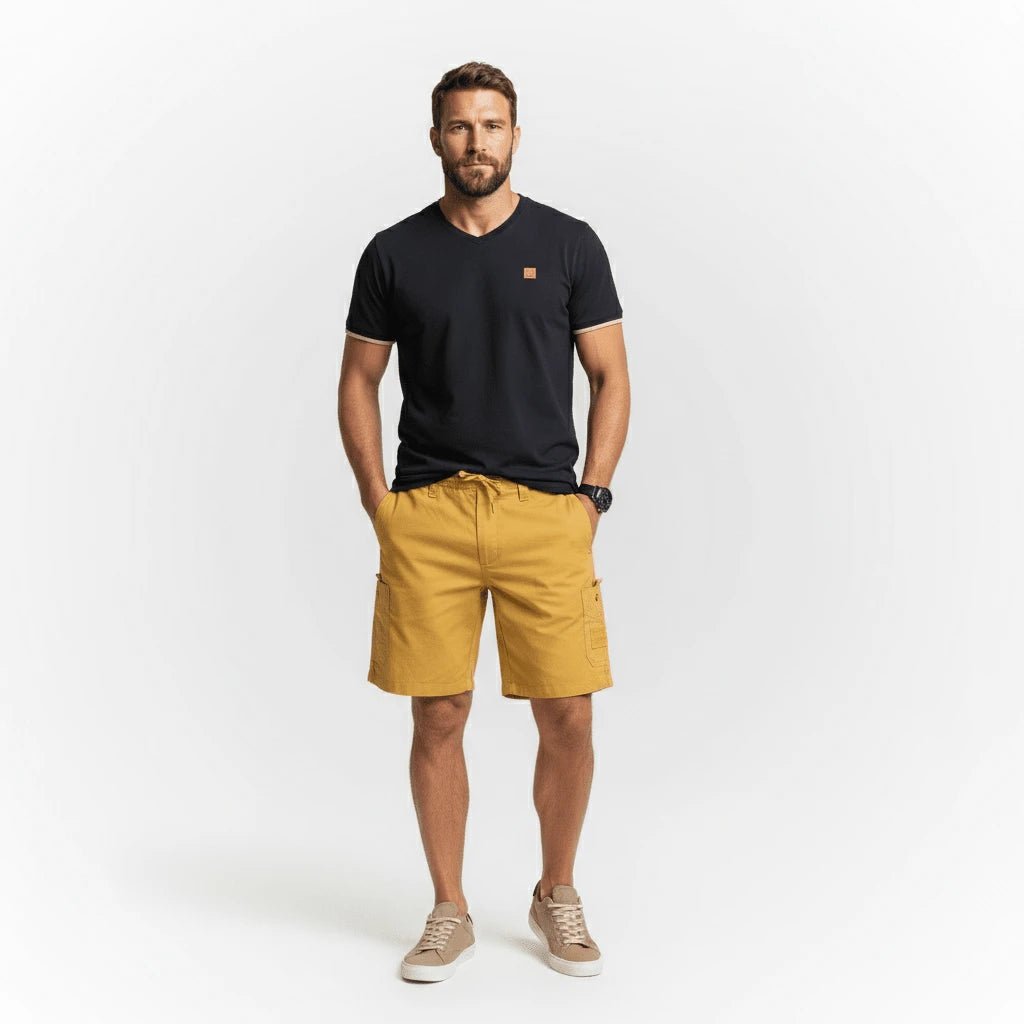 Short jaune maïs pour Homme BACK to LEGEND 