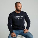 Sweat Barbarians bleu marine col rond BACK TO LEGEND