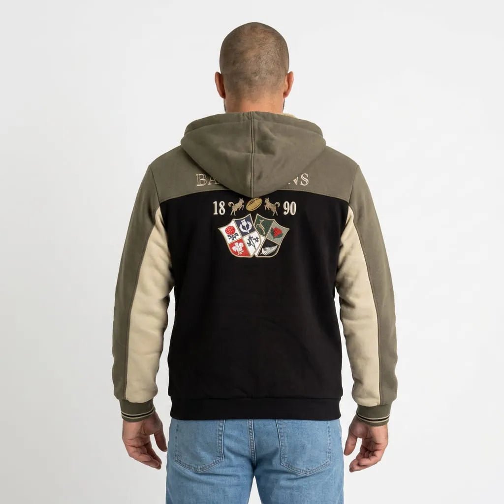 Sweat zippé à capuche Barbarians doublé polaire - BACK TO LEGEND