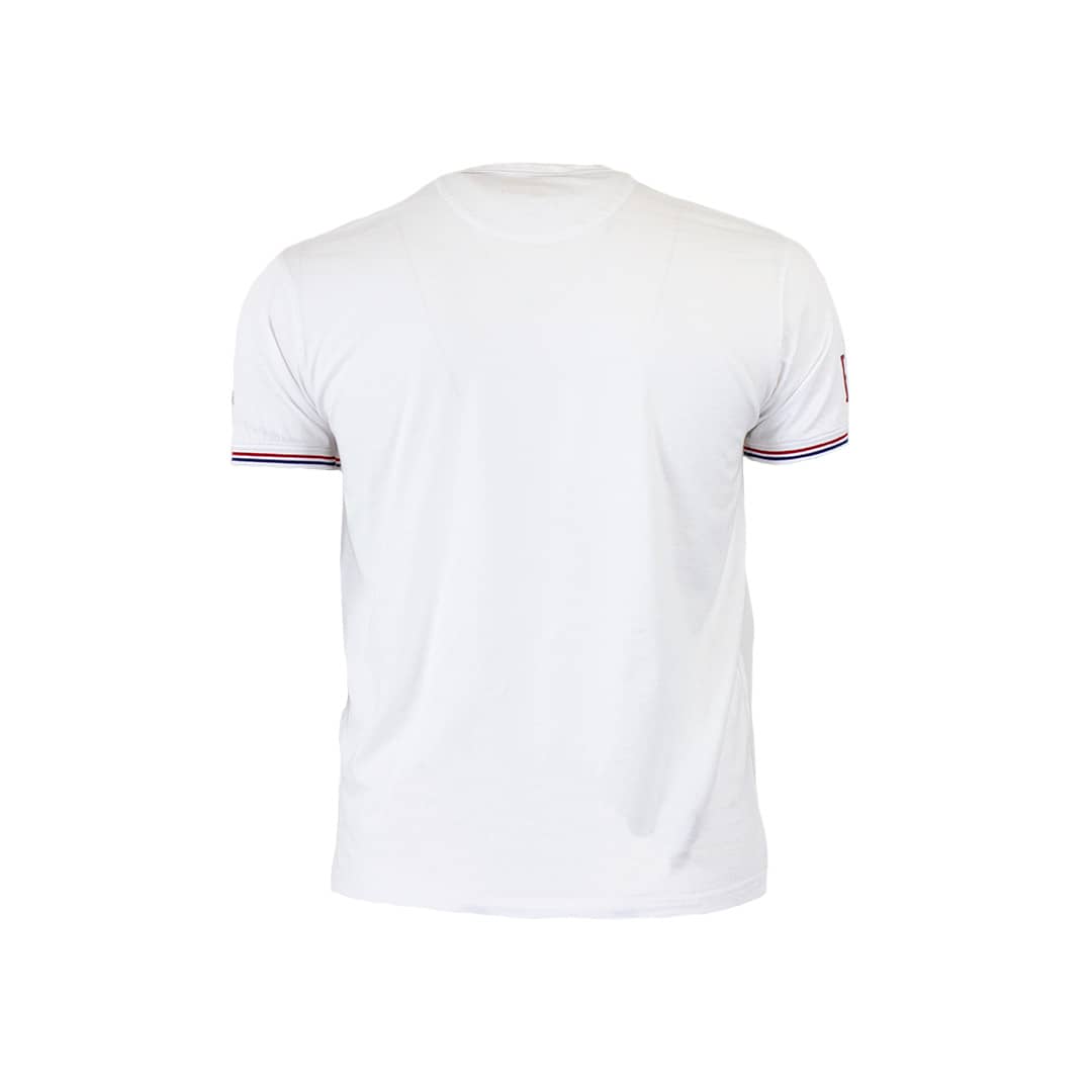T-shirt blanc Barbarians ANGLETERRE (Vue de dos)