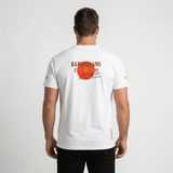 T-shirt BARBARIANS Japan blanc BACK to LEGEND (vue de dos)