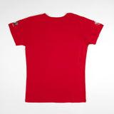 T-shirt Barbarians rouge à manches courtes pour femme BACK TO LEGEND (vêtement de dos)