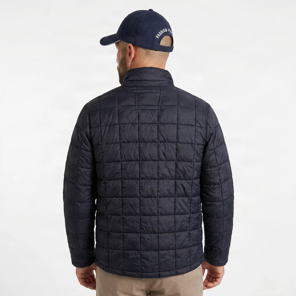 Veste matelassée bleu marine pour hommes BACK TO LEGEND