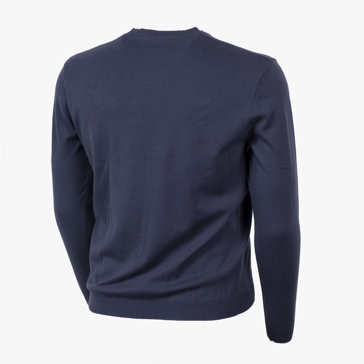Pull bleu marine col V