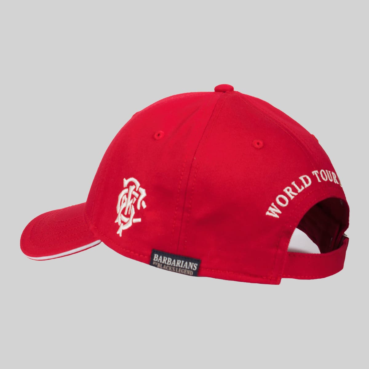 Casquette rouge Barbarians PAYS DE GALLES - Blacks Legend (Vue latérale)