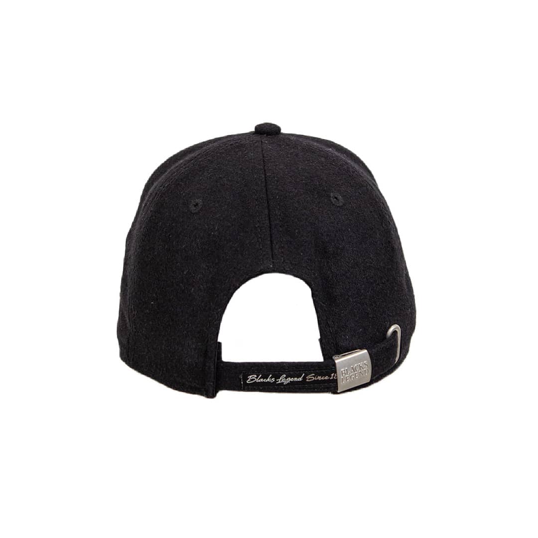 Casquette noire en laine blason Blacks Legend (Vue arrière)
