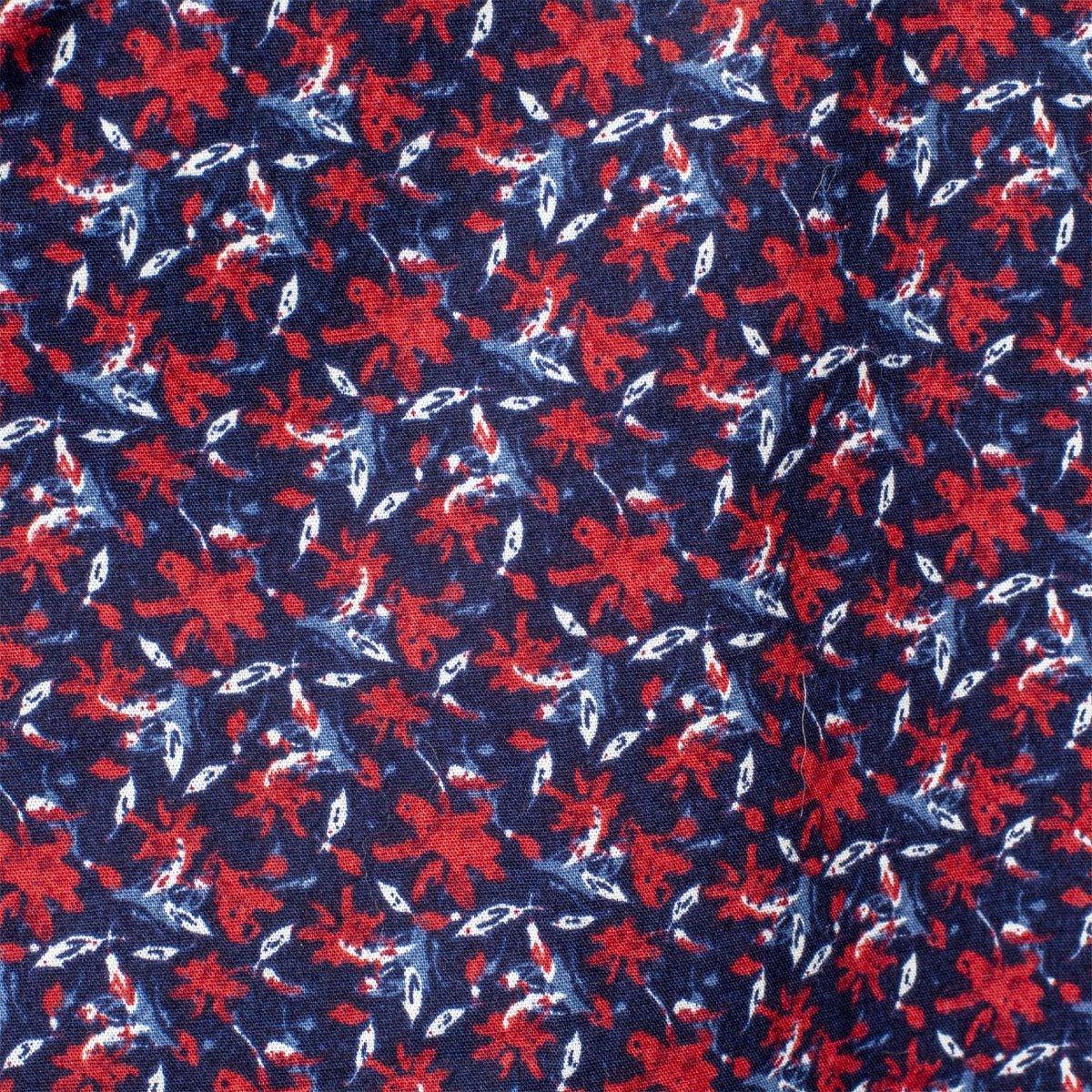 Chemise femme bleue à fleurs et manches longues Blacks Legend